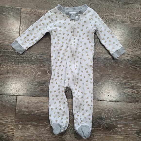 Burts Bee Baby Bumble Bee Pajama Size 3-6 month #4‎ - Picture 1 of 4